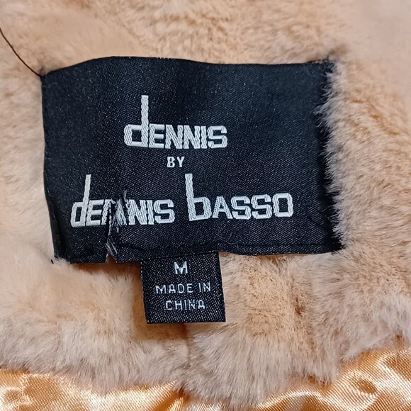 Dennis by Dennis Basso Women's Faux Fur Teddy Coat Medium - Picture 3 of 8